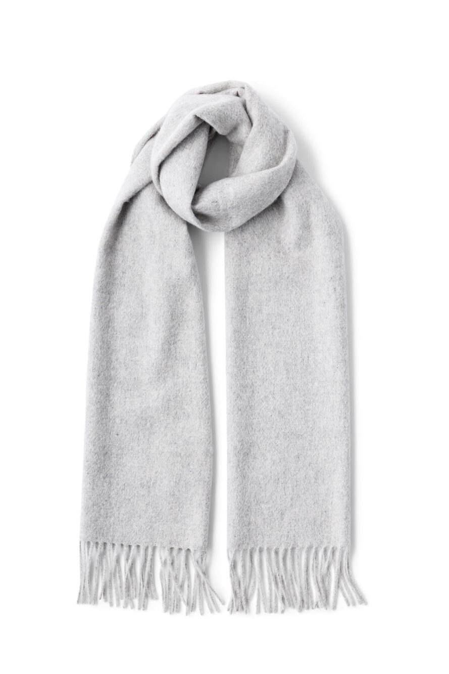 6551 100% Pure Cashmere Scarf; Warm and Stylish Gray